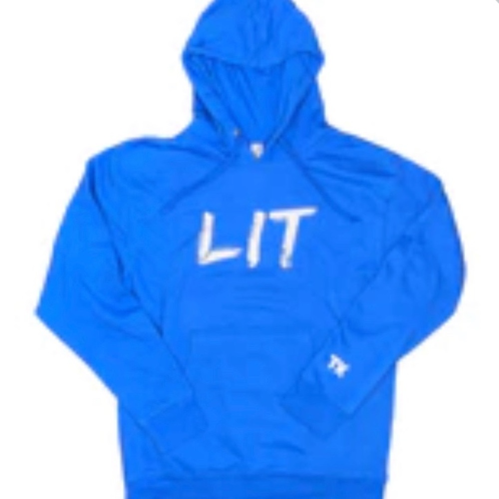 TK MERCH LIT SPARKLE HOODIE IN BLUE